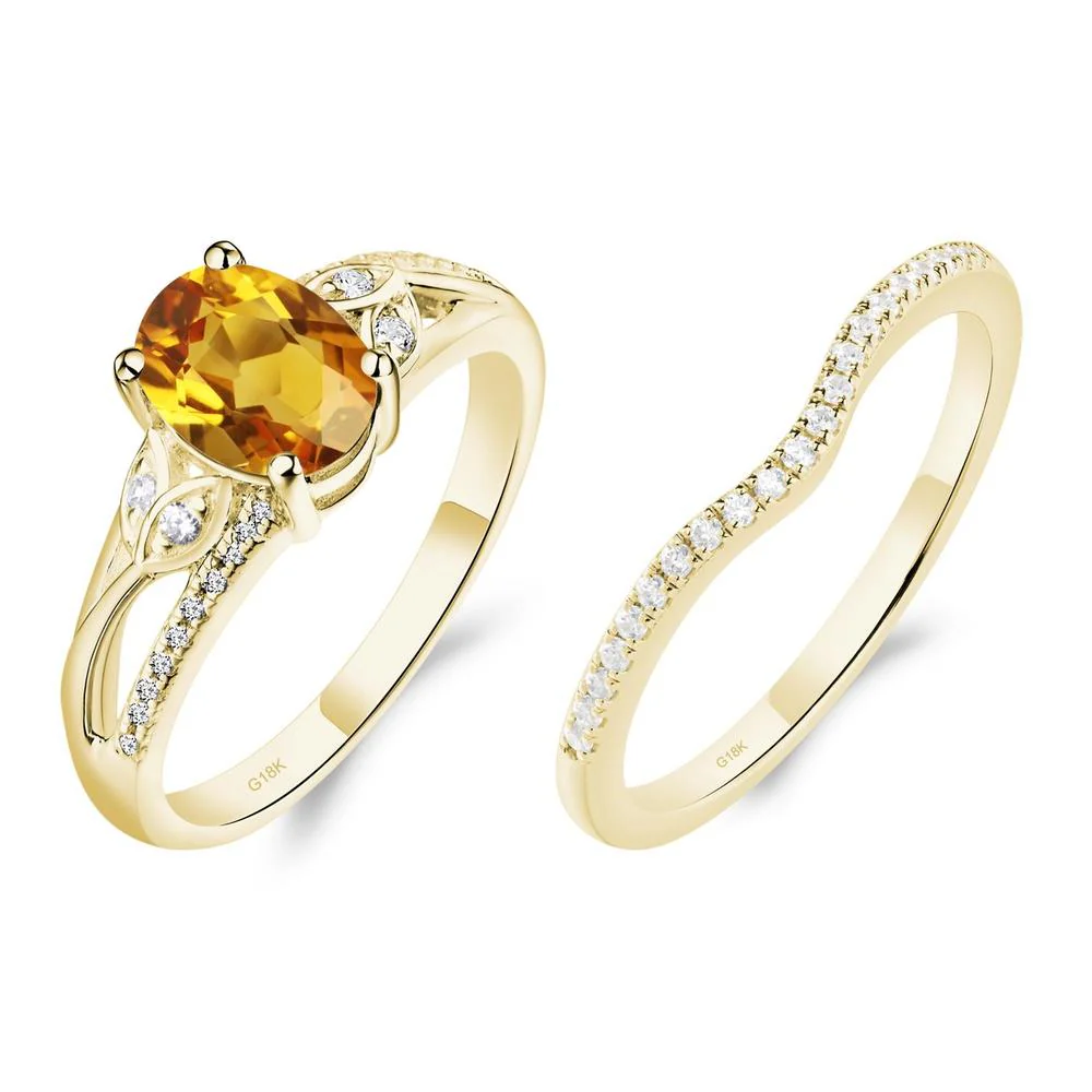 Oval Cut Citrine Ring - Image 21