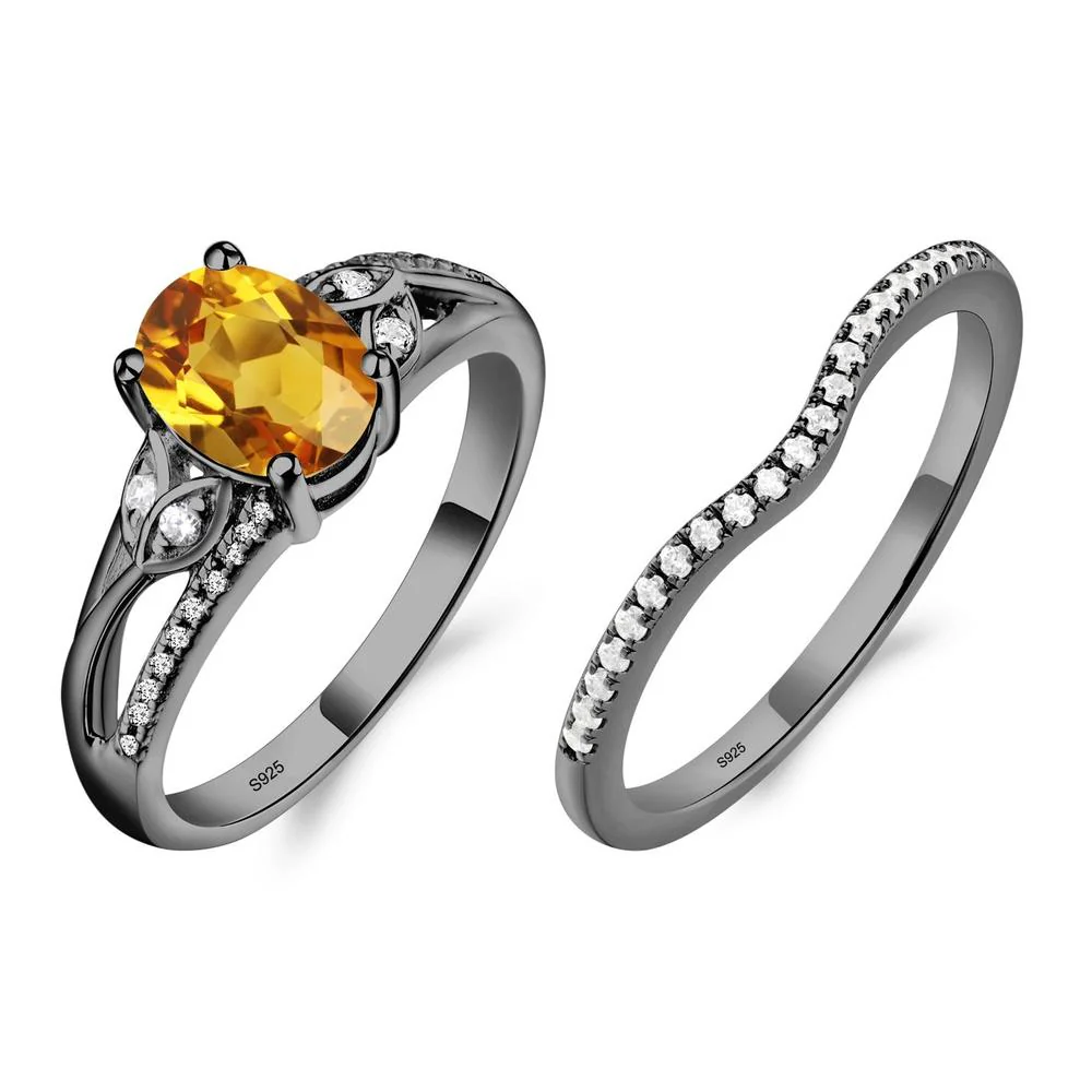 Oval Cut Citrine Ring - Image 23