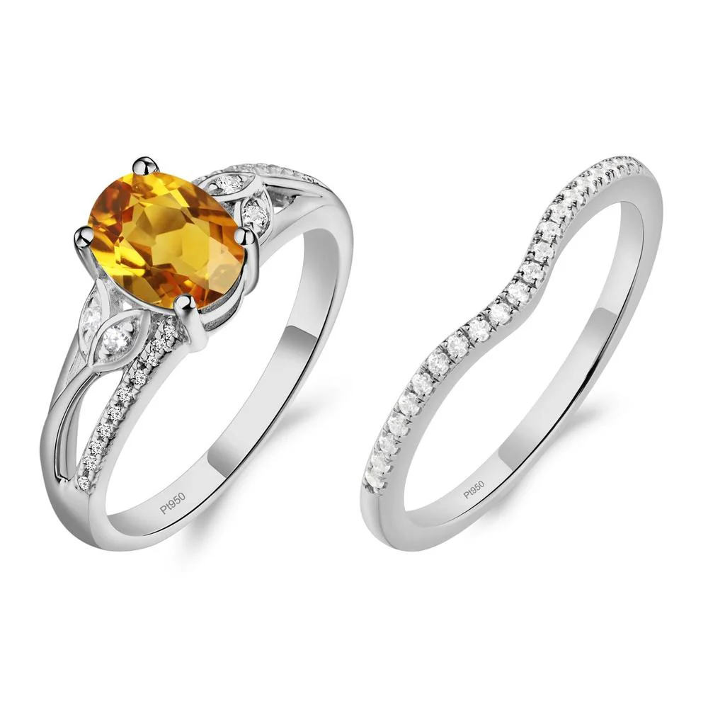 Oval Cut Citrine Ring - Image 25