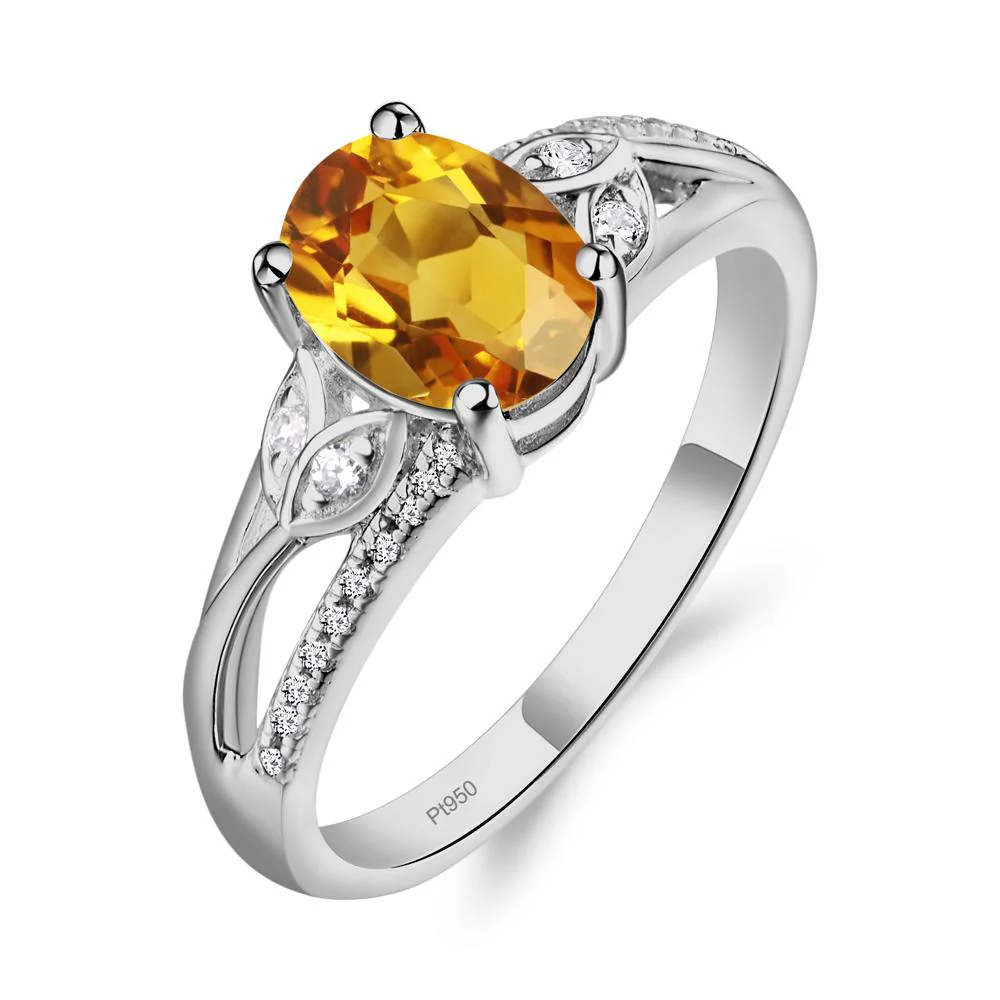 Oval Cut Citrine Ring - Image 9