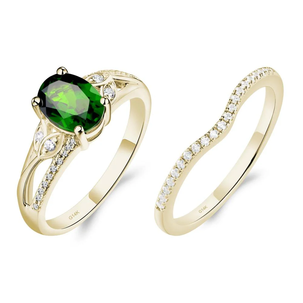 Oval Cut Diopside Ring - Image 15