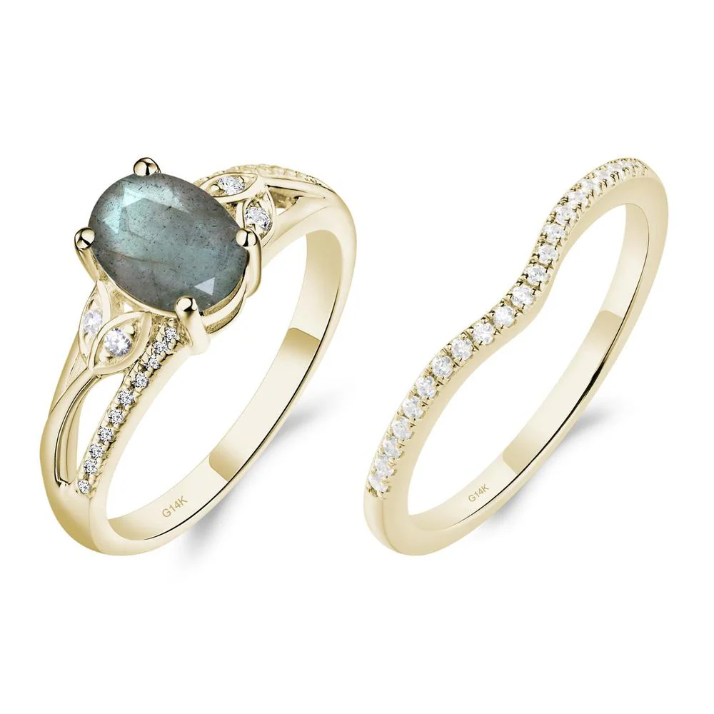Oval Cut Labradorite Ring - Image 15