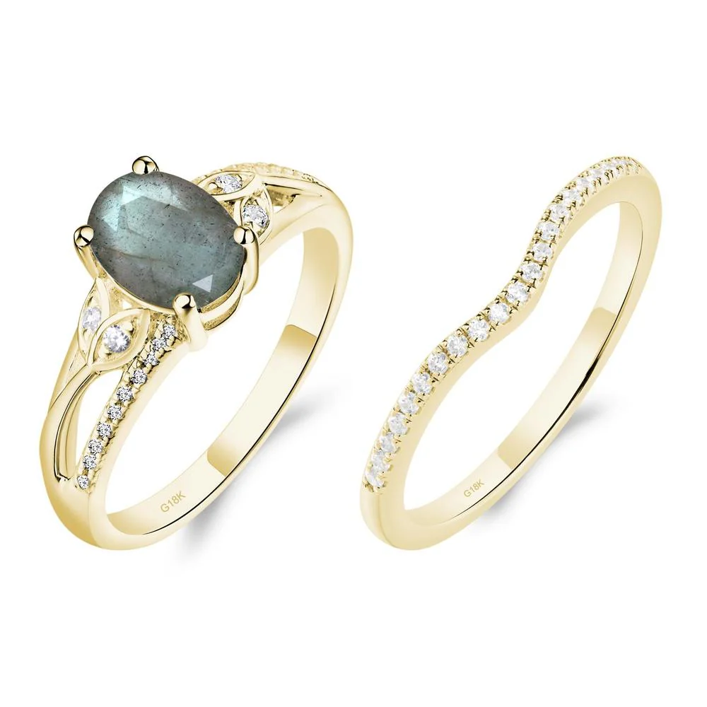 Oval Cut Labradorite Ring - Image 21