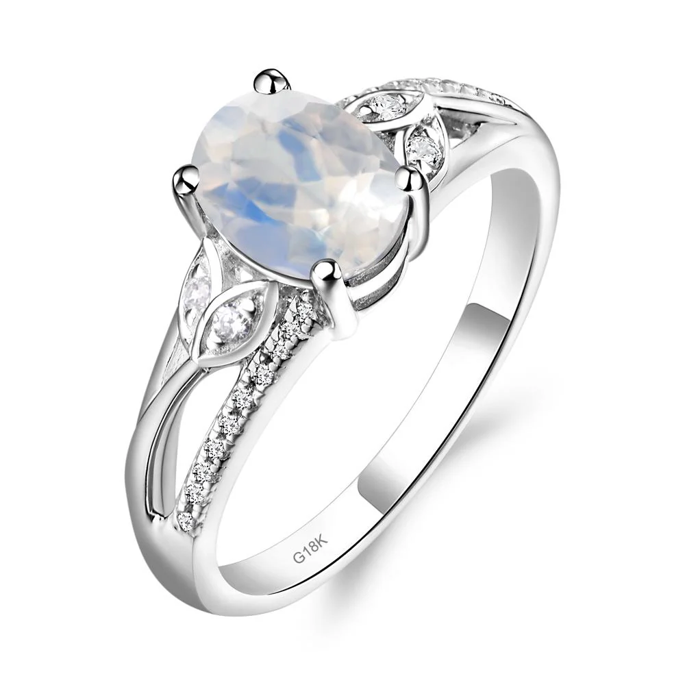 Oval Cut Moonstone Ring - Image 6