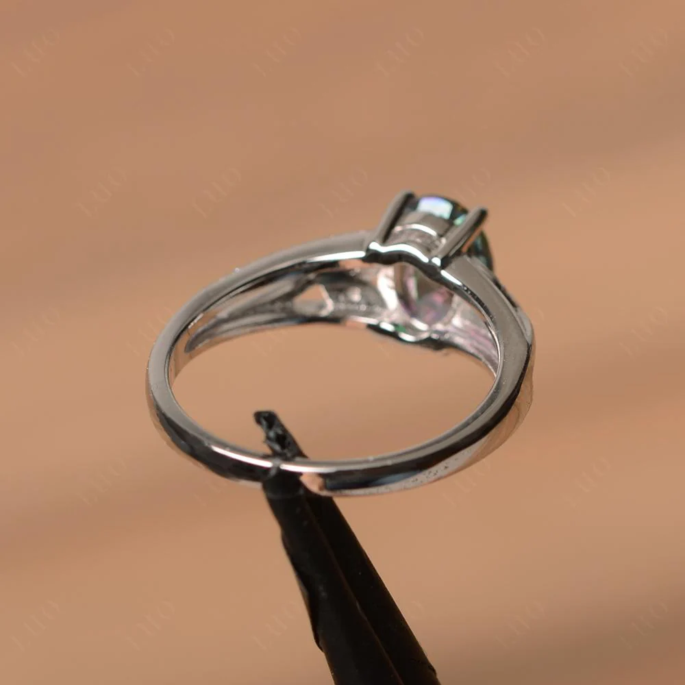 Oval Cut Mystic Topaz Ring - Image 31