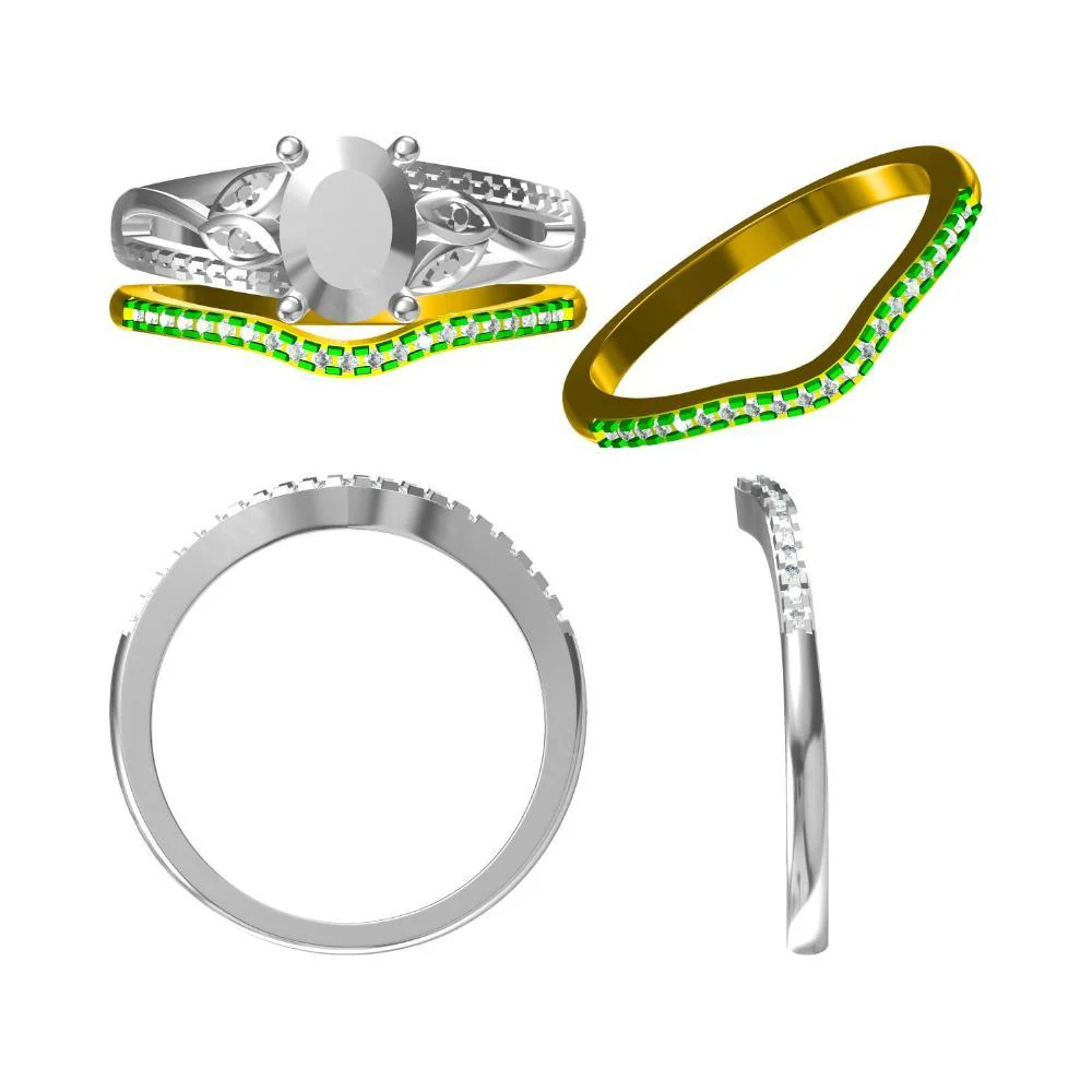 Oval Cut Peridot Ring - Image 10