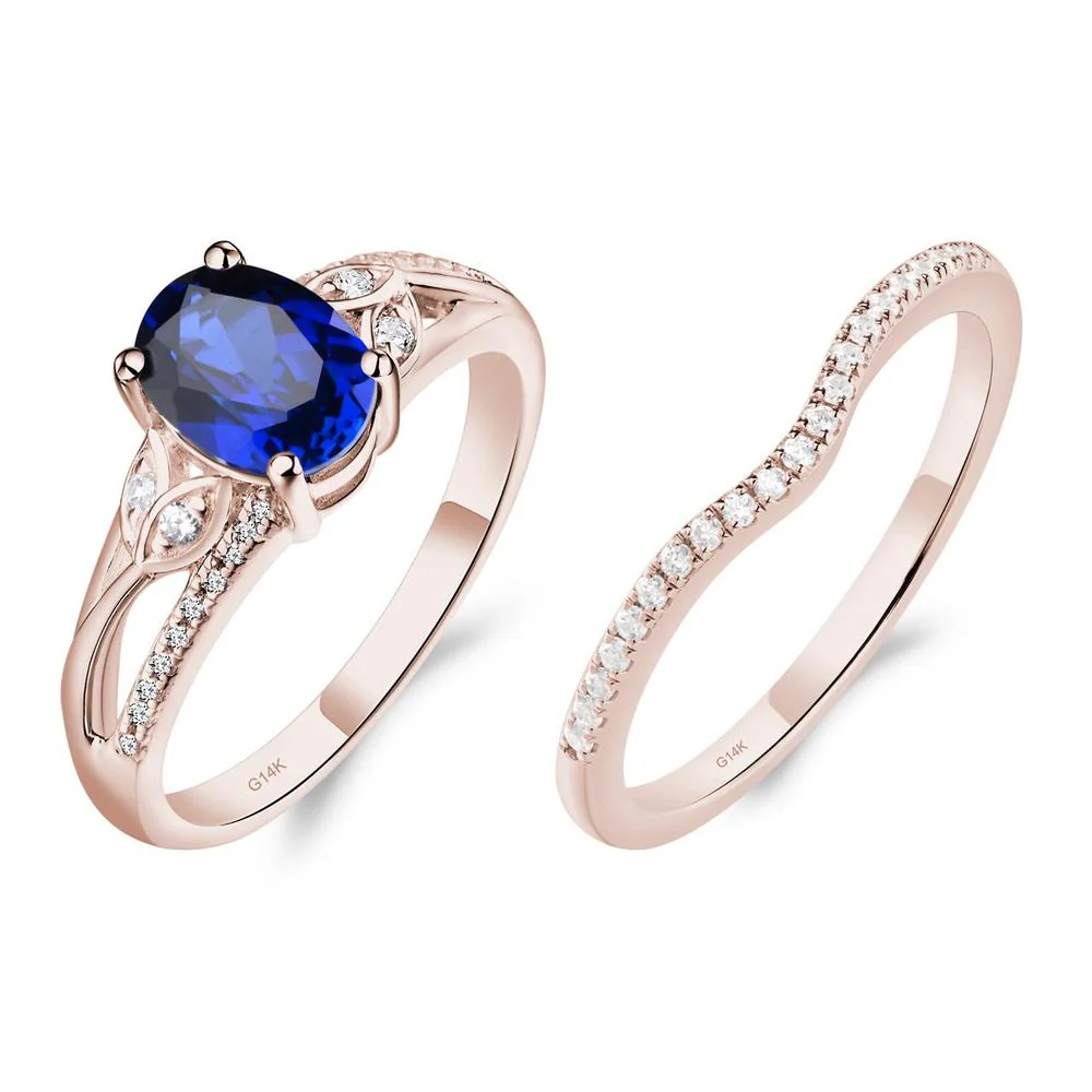 Oval Cut Sapphire Ring - Image 11