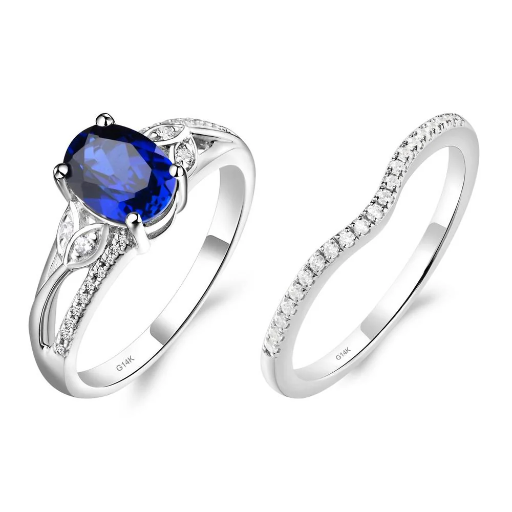 Oval Cut Sapphire Ring - Image 13