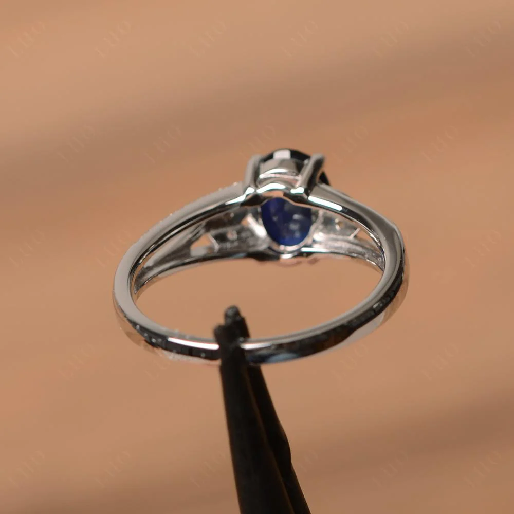 Oval Cut Sapphire Ring - Image 30