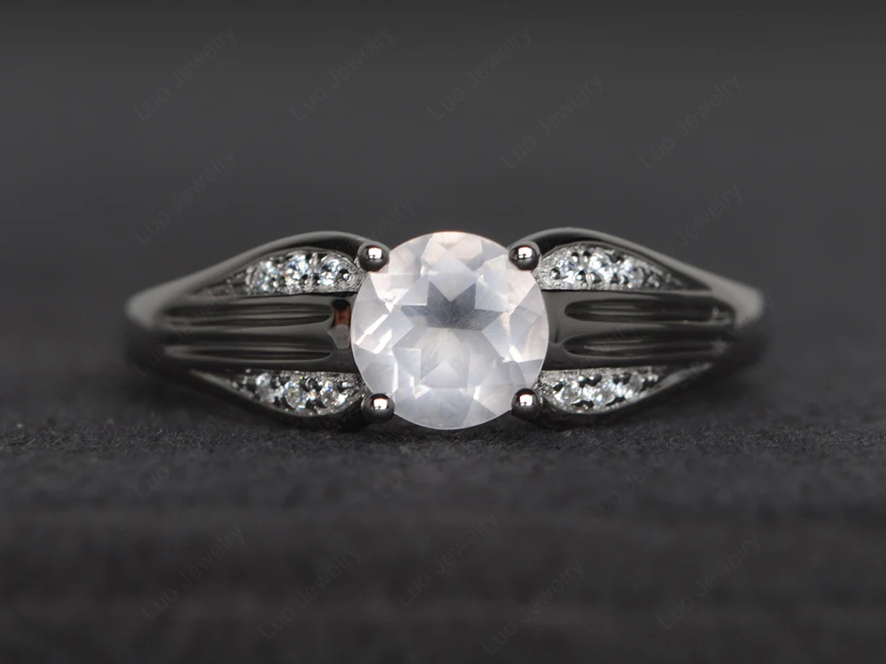 Rose Quartz Cobra Ring