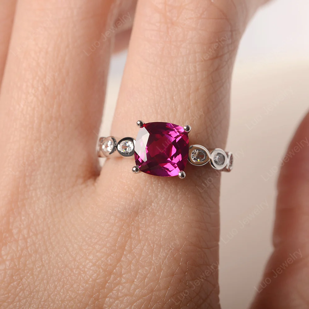 Ruby Timeless Engagement Ring - Image 5