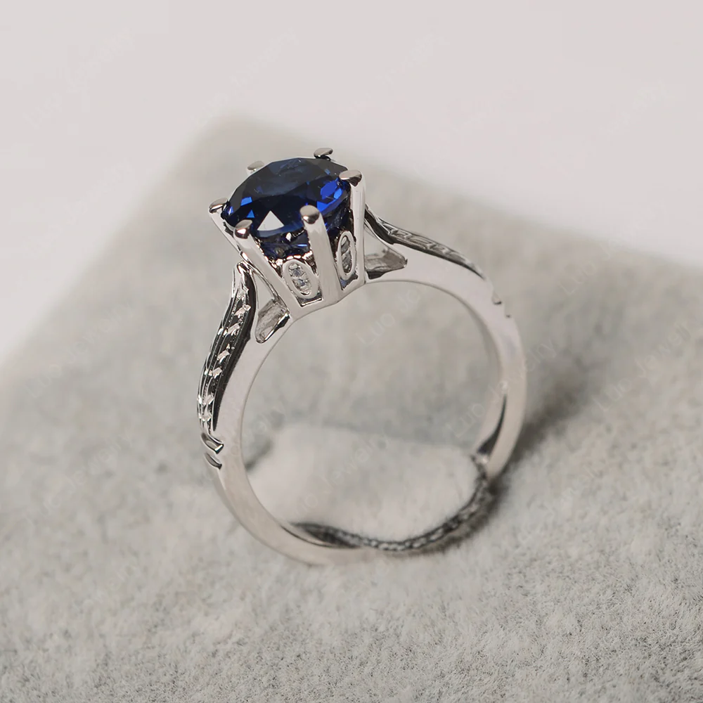 Sapphire Wheat Ring - Image 2