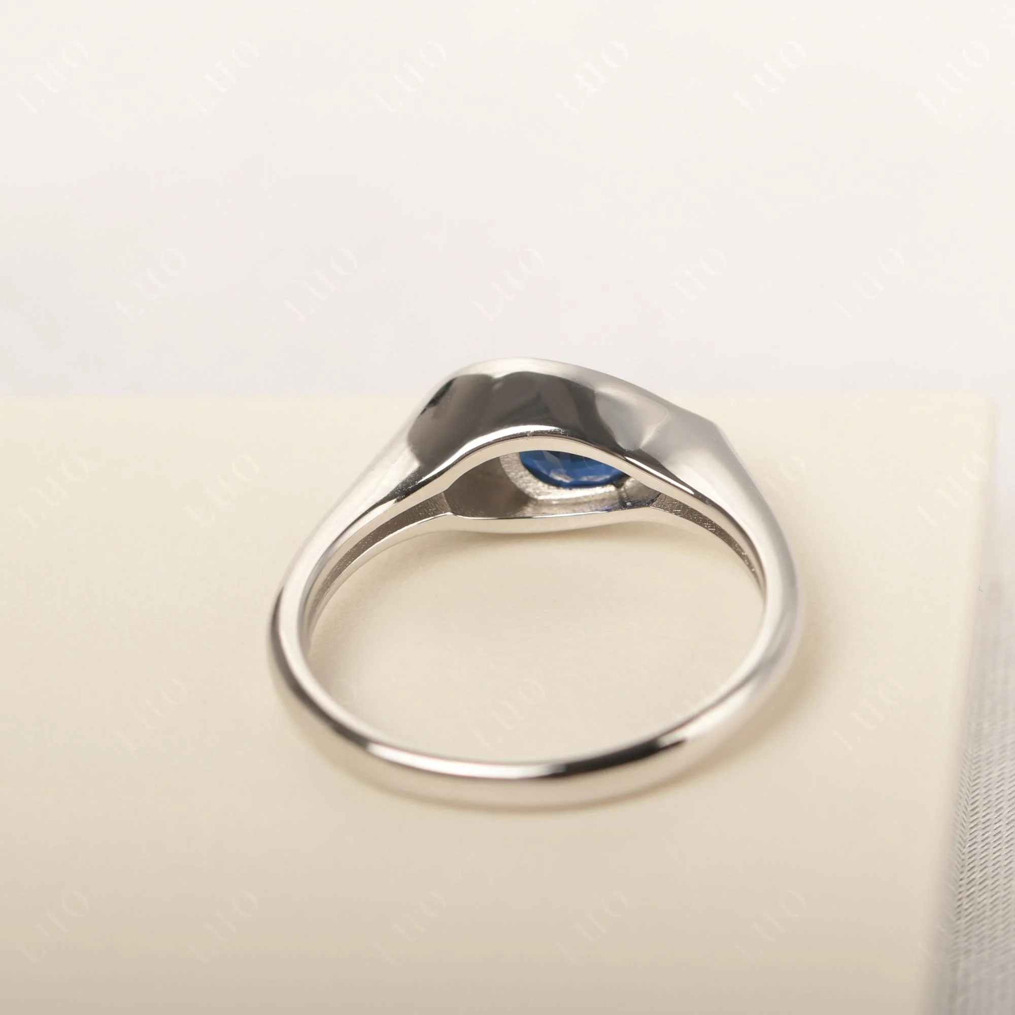 Sapphire Pinky Ring for Women - Image 13