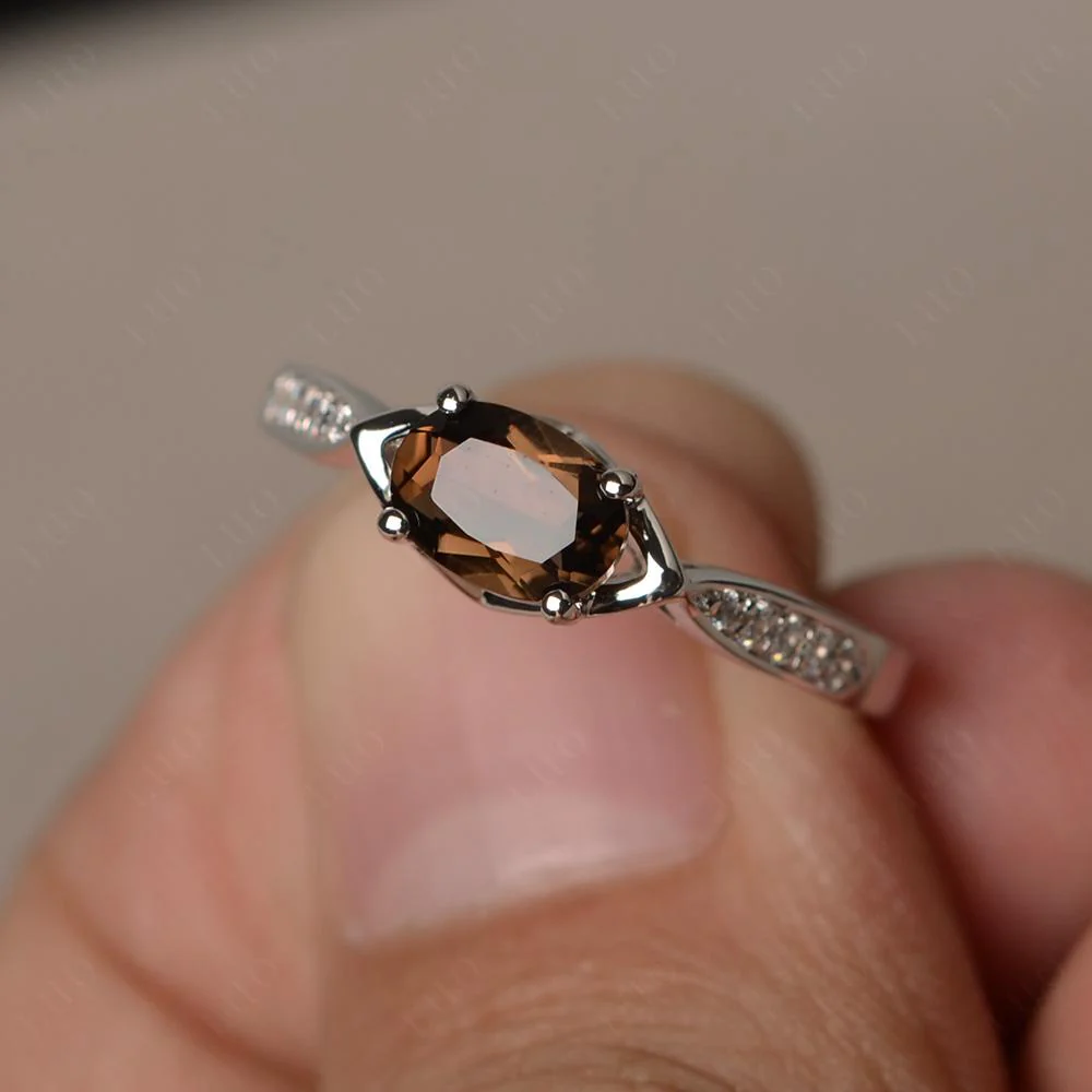 Smoky Quartz Petite Ring - Image 11