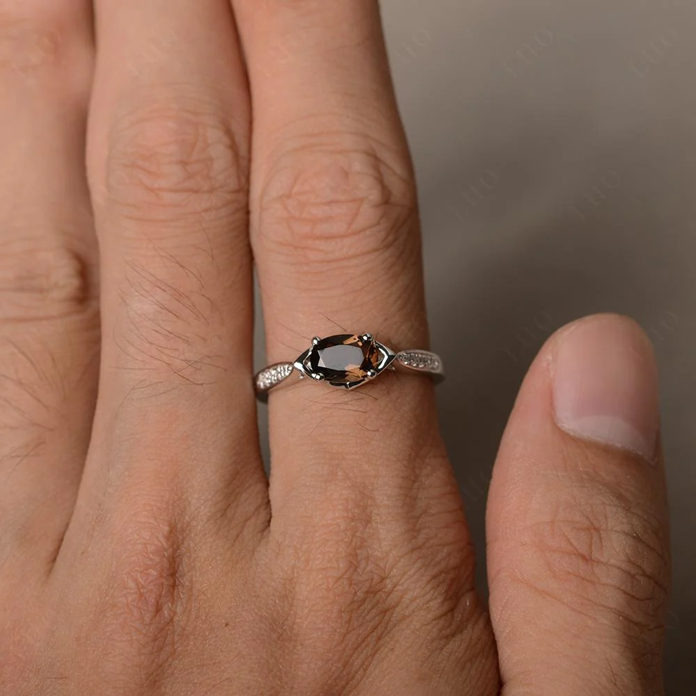 Smoky Quartz Petite Ring - Image 13