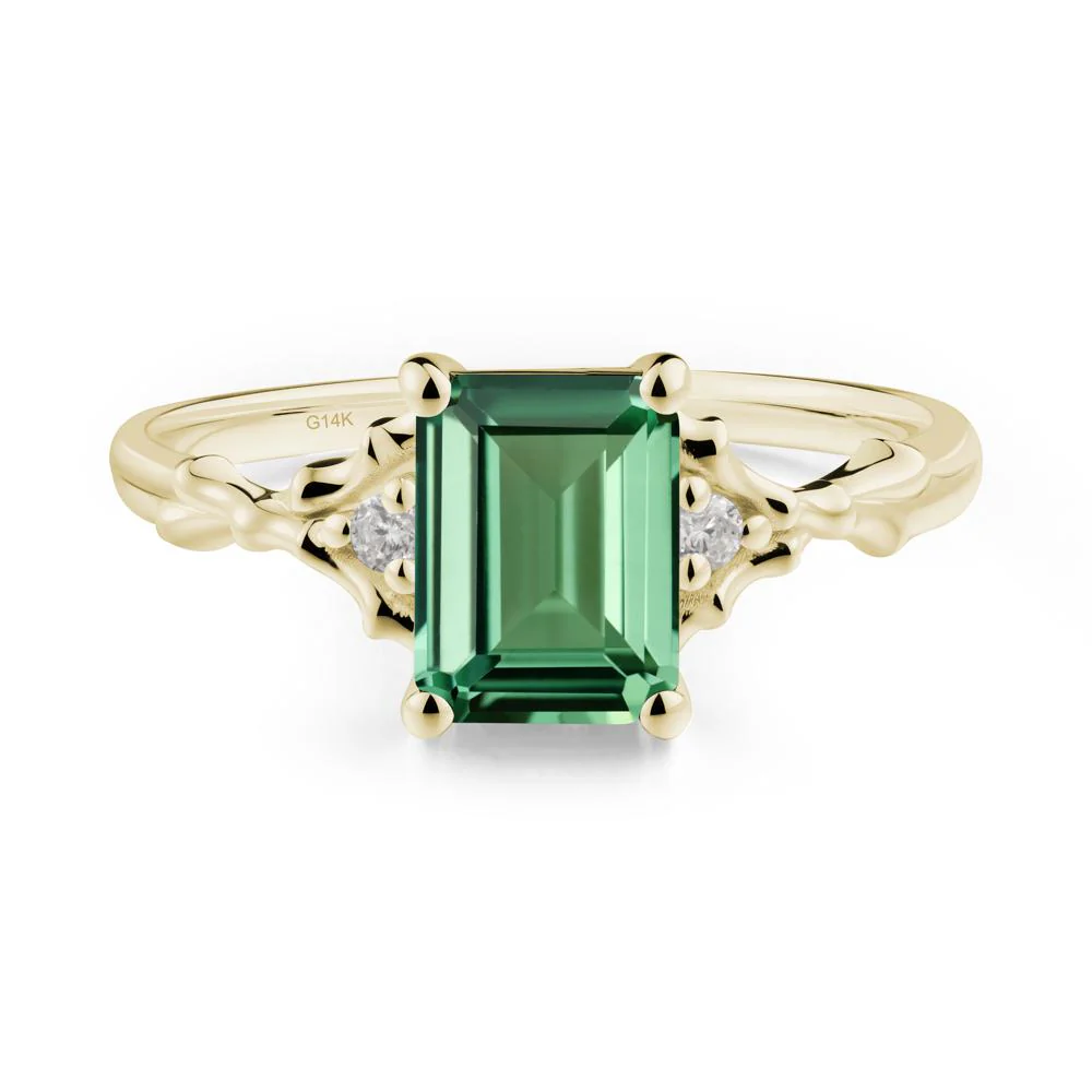 Vintage Thorn Green Sapphire Engagement Ring - Image 8