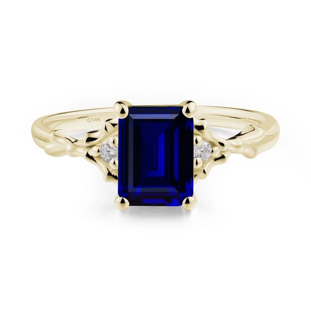 Vintage Thorn Sapphire Engagement Ring