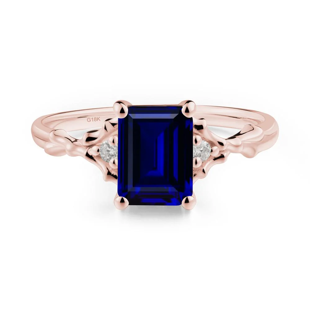 Vintage Thorn Sapphire Engagement Ring - Image 3