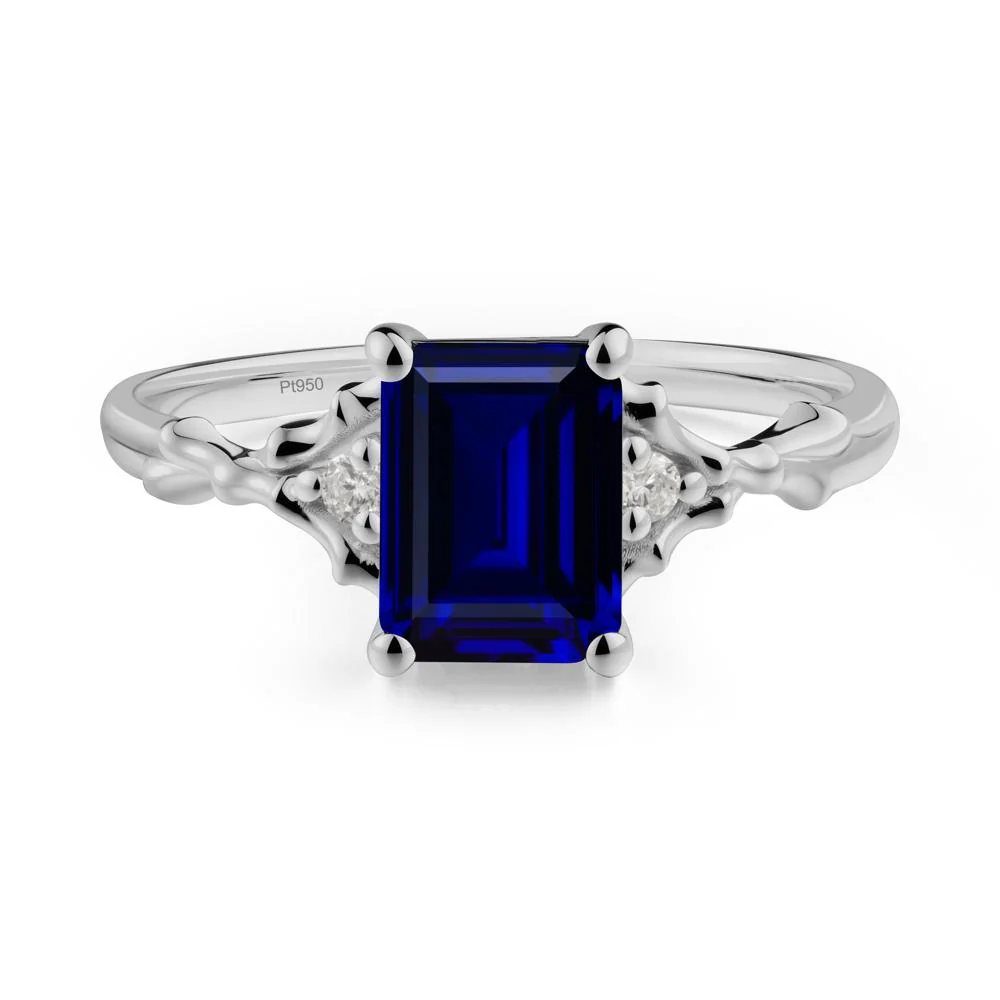 Vintage Thorn Sapphire Engagement Ring - Image 4