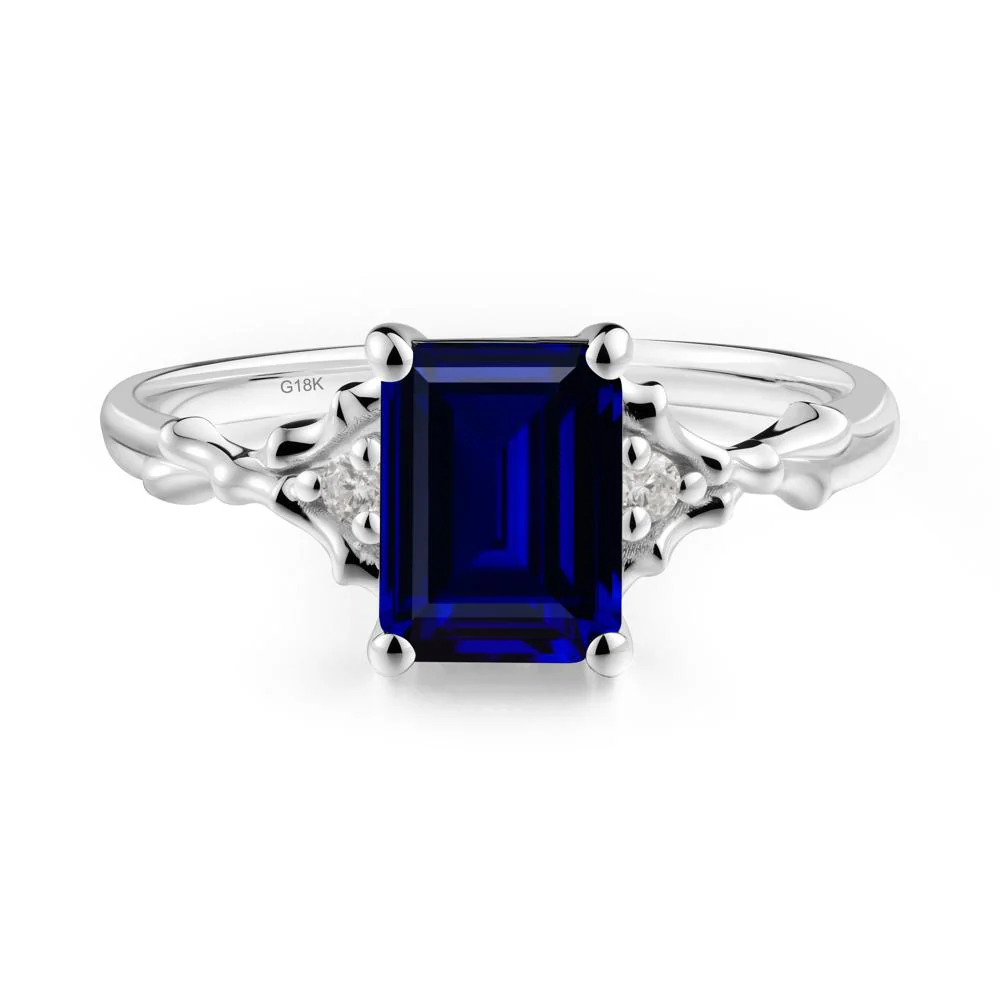 Vintage Thorn Sapphire Engagement Ring - Image 6