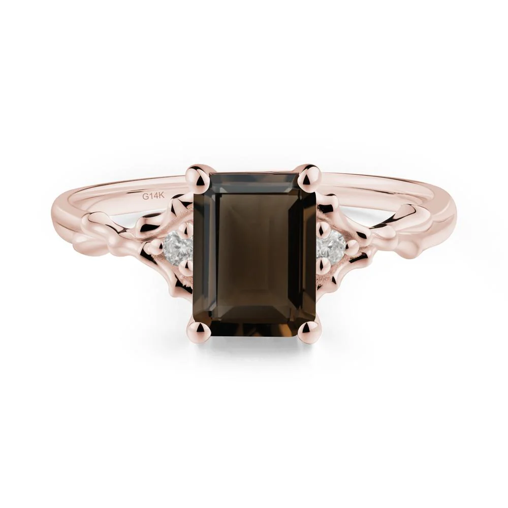 Vintage Thorn Smoky Quartz Engagement Ring - Image 3