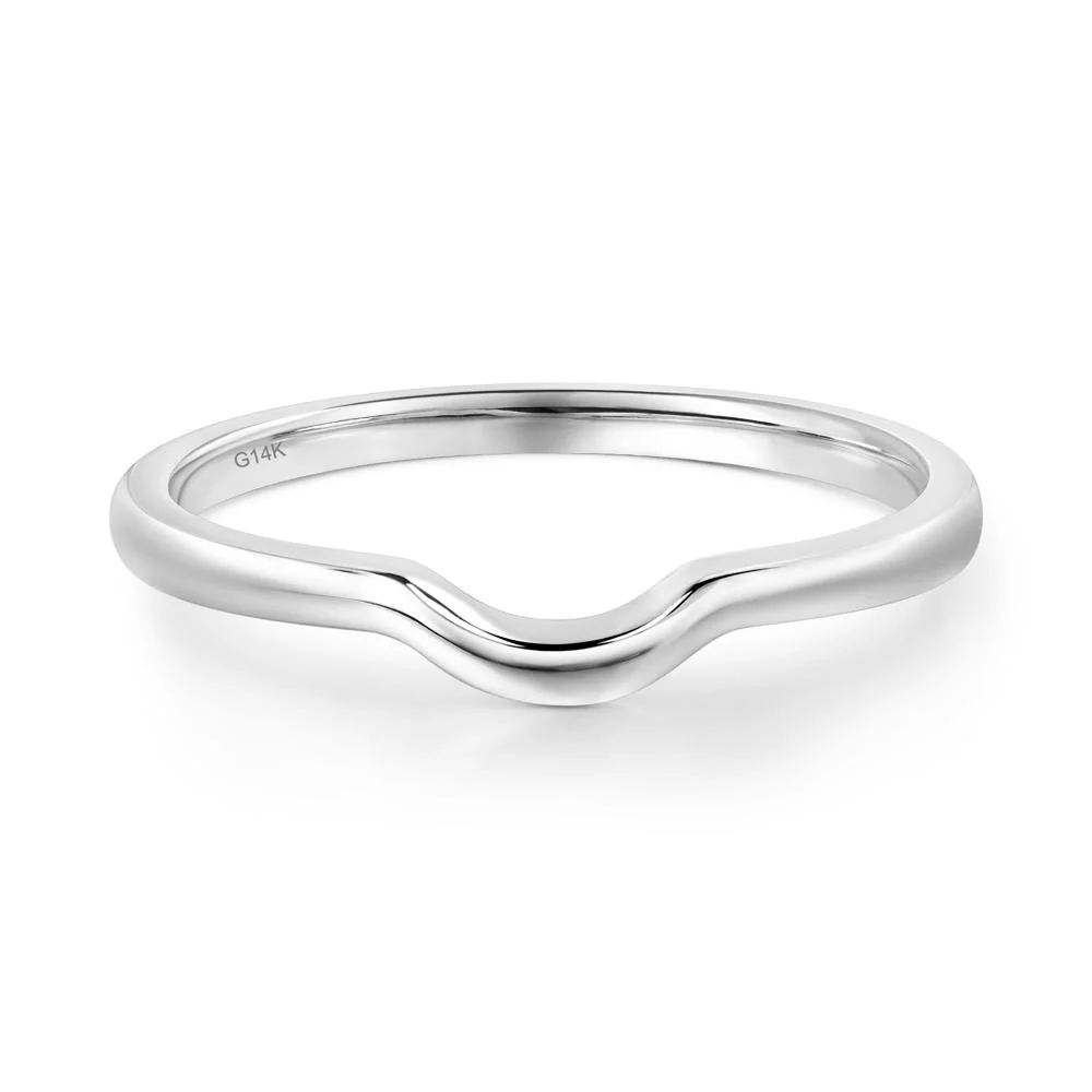 Oval White Topaz Horizontal Engagement Ring - Image 12